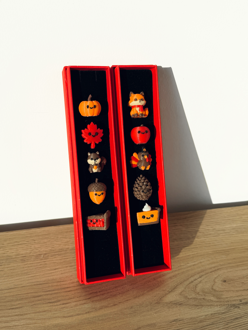 Thanksgiving 3D Printed Fall Wine Tags Complete Set | Curated Creations